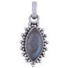 925 zilveren hanger met marquise Labradoriet