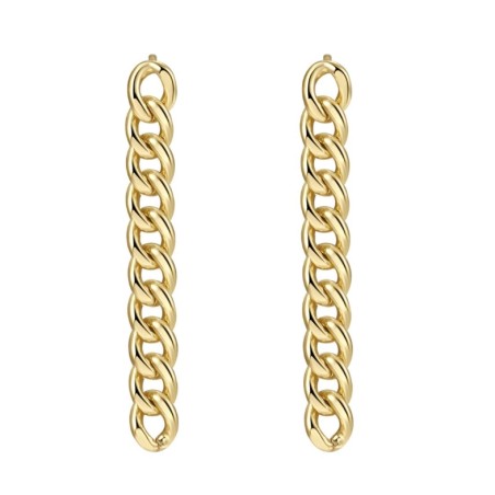 Vergulde chain oorknopjes