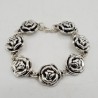 925 Sterling zilveren armband roosjes