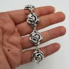 925 Sterling zilveren armband roosjes