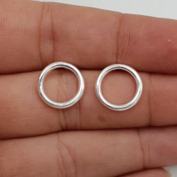 925 Sterling zilveren open ring oorknoppen