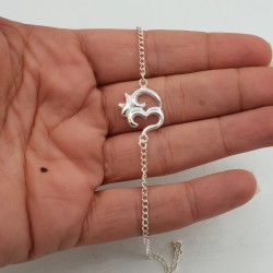 925 Sterling zilveren armband Ohm teken