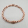 Armband van roze Howliet