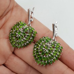 925 Sterling zilveren oorbellen met Tsavoriet