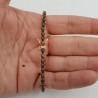 Rosé vergulde armband met zwarte Opalen
