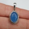 925 Sterling zilveren hanger met ovale Chalcedoon