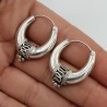 Creolen oorringen zilver bewerkt 05