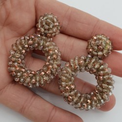 Glassberry oorbellen open ring
