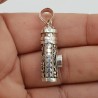 Zilveren parfumhanger / ashanger met ronde Granaat small