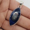 925 Sterling zilveren hanger met Ethiopische Opaal in Sodaliet