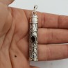 Zilveren parfumhanger / ashanger met Granaat large