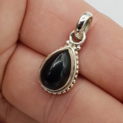925 Sterling zilveren hanger zwarte Onyx