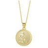 Vergulde ketting met Waterman sterrenbeeld hanger