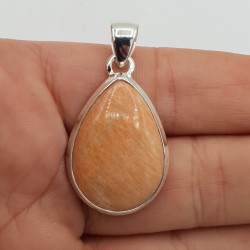 925 Sterling zilveren hanger met Celestobariet