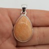 925 Sterling zilveren hanger met Celestobariet