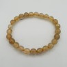 Stretch armband gouden Rutielkwarts