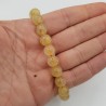 Stretch armband met gouden Rutielkwarts