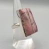 925 Sterling zilveren ring met Rhodoniet 17 mm