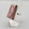 925 Sterling zilveren ring met Rhodoniet 17 mm