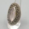 925 Sterling zilveren ring met marquise Rozenkwarts