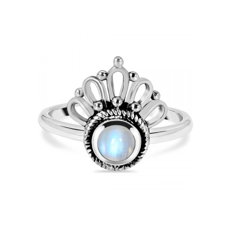 925 Sterling zilveren ring Maansteen
