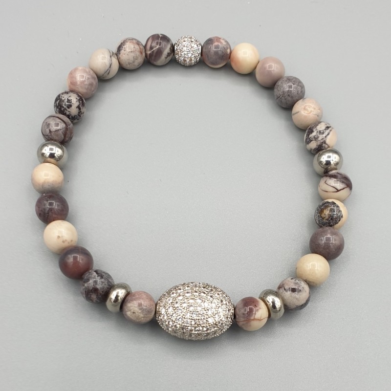 Armband met Picasso Jaspis