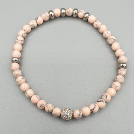 Armband roze Howliet