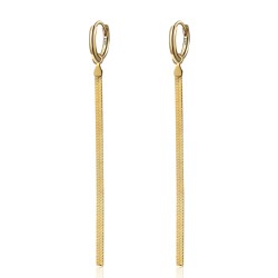 Vergulde creool met ketting