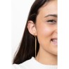 Vergulde creool met ketting