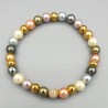 Armband multi kleuren parels