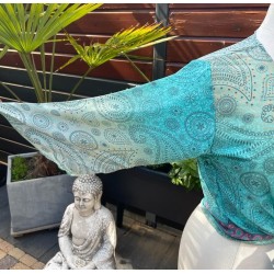 Zijde top / vestje met sierlijke wijde mouw 5