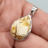 925 Sterling zilveren hanger druppelvormige Mookaiet