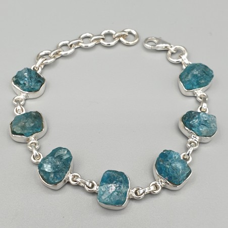 925 Sterling zilveren armband ruwe Apatiet