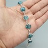 925 Sterling zilveren armband ruwe Apatiet