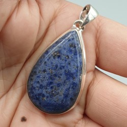 925 Sterling zilveren hanger druppelvormige Rhodusiet