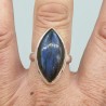 925 Sterling zilveren ring Labradoriet 18 mm