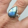925 Sterling zilveren ring Labradoriet 17.7 mm