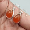 925 Sterling zilveren oorbellen met Carneool
