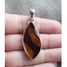 Zilveren hanger met Montana Agaat