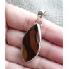 Zilveren hanger met Montana Agaat