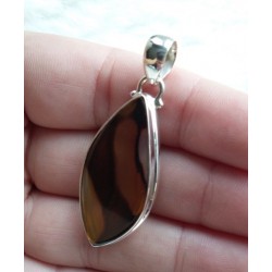 Zilveren hanger met Montana Agaat