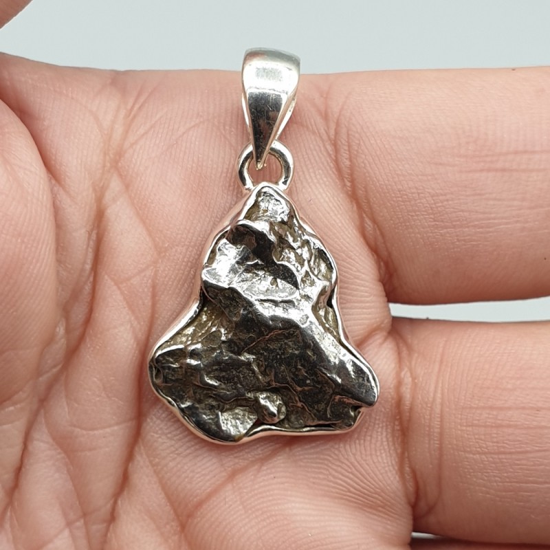 925 Sterling zilveren hanger met Meteoriet Campo del Cielo