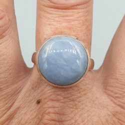 925 Sterling zilveren ring ronde Angeliet 19 mm