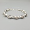 925 Sterling zilveren armband met Herkimer diamant