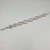 925 Sterling zilveren armband met Rozenkwarts