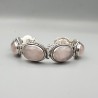 925 Sterling zilveren armband met Rozenkwarts