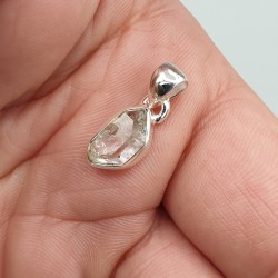 925 Sterling zilveren hanger Herkimer diamant