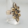 925 Sterling zilveren ring met Citrien verstelbaar