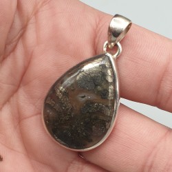 925 Sterling zilveren hanger met Pyriet