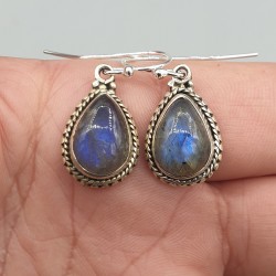 925 Sterling zilveren oorbellen met Labradoriet